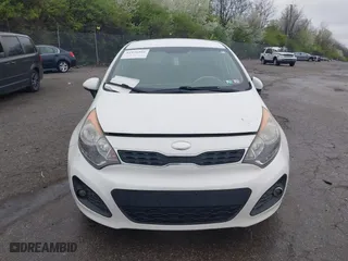 2013 Kia Rio SX with VIN KNADN5A34D6245263, listed as a IAAI auction lot 41976166 with 101,438 mi miles. Bid and sale history available at carsss.com. Image 6.