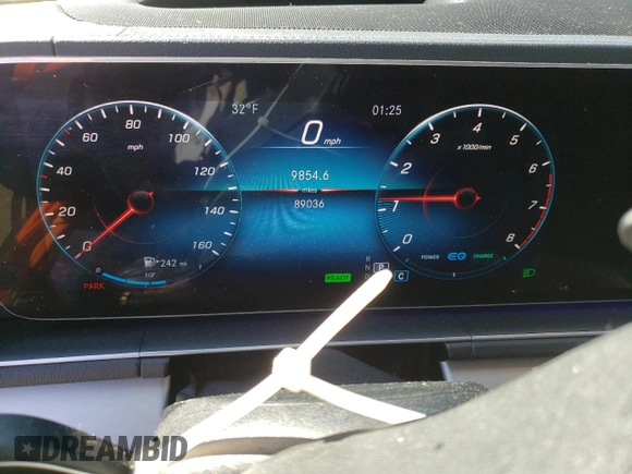 2020 Mercedes-Benz GLE 450 with VIN 4JGFB5KB1LA135630, listed as a Copart auction lot 47074585 with 89,036 mi miles and Salvage title. Bid and sale history available at DreamBid. Image 9.