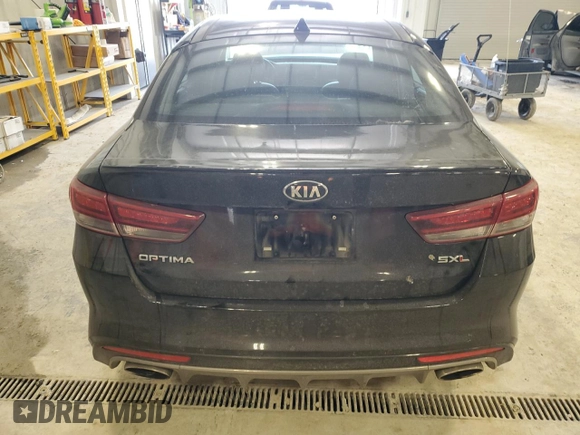 2018 Kia Optima SX with VIN 5XXGV4L24JG199414, listed as a Copart auction lot 42294745 with 65,698 mi miles and Salvage title. Bid and sale history available at DreamBid. Image 6.