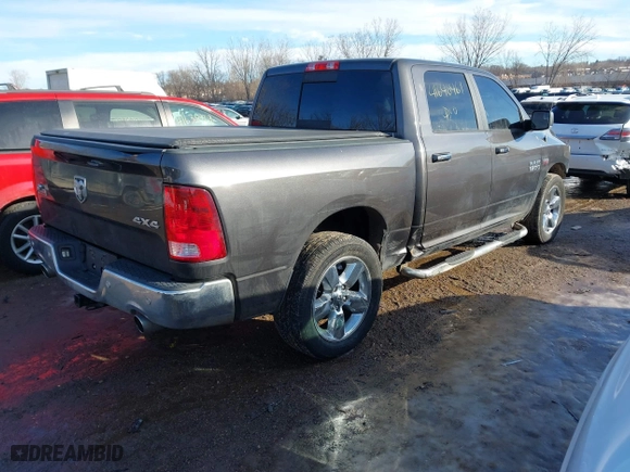2017 Ram 1500 Big Horn with VIN 3C6RR7LT4HG714708, listed as a IAAI auction lot 41640461 with 101,681 mi miles. Bid and sale history available at carsss.com. Image 4.