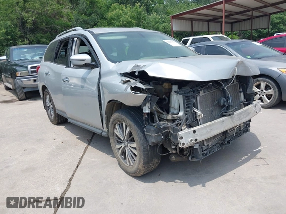 2017 Nissan Pathfinder SL z VIN 5N1DR2MN6HC631270, wystawiony jako IAAI lot #42287354 z przebiegiem 81 943 mil mil oraz . Historia ofert i sprzedaży dostępna na DreamBid. Obrazek 1.