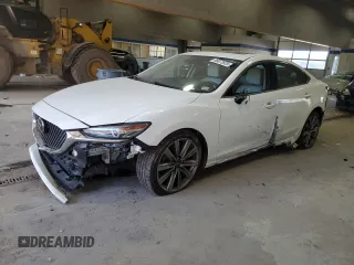 2018 Mazda 6 Grand Touring Reserve with VIN JM1GL1WY1J1317743, listed as a Copart auction lot 46672825 with 40,843 mi miles and Salvage Title. Bid and sale history available at carsss.com. Image 1.
