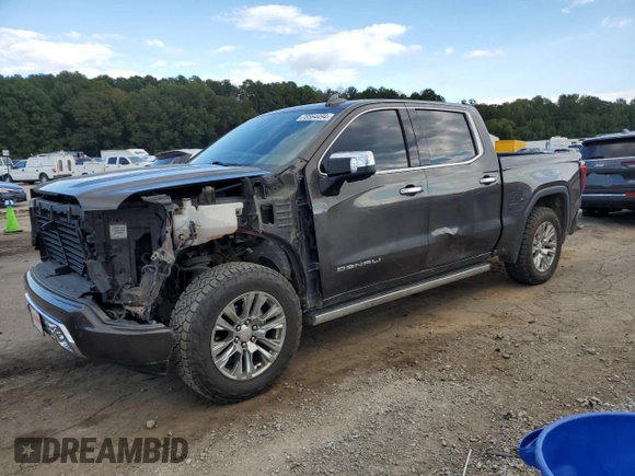 2020 GMC Sierra 1500 Denali with VIN 1GTU9FED3LZ171198, listed as a Copart auction lot 73564494 with 120,094 mi miles and Salvage title. Bid and sale history available at DreamBid. Image 1.