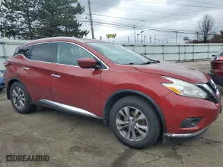 2016 Nissan Murano S with VIN 5N1AZ2MH4GN123640, listed as a Copart auction lot 44959625 with 159,739 mi miles and Salvage Title. Bid and sale history available at carsss.com. Image 4.