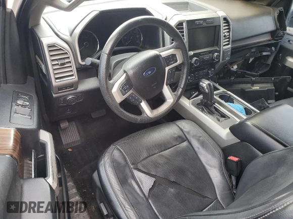 2015 Ford F-150 XLT with VIN 1FTEW1EG9FFB30252, listed as a Copart auction lot 46334915 with Not provided miles and Salvage title. Bid and sale history available at DreamBid. Image 8.