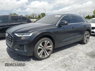 2019 Audi Q8 Premium Plus with VIN WA1BVAF12KD044927, listed as a Copart auction lot 64800975 with 90,954 mi miles and Clean title. Bid and sale history available at DreamBid. Image 1.