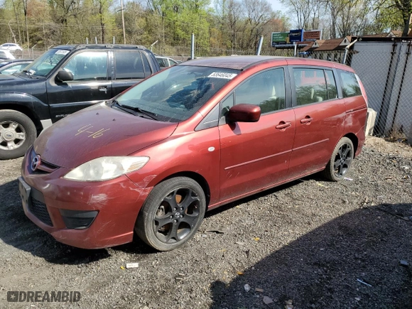 2009 Mazda Mazda5 Sport with VIN JM1CR293390353440, listed as a Copart auction lot 53646045 with 179,453 mi miles and Salvage Title. Bid and sale history available at carsss.com. Image 1.