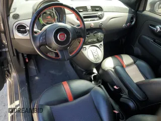 2014 FIAT 500e with VIN 3C3CFFGE4ET175902, listed as a Copart auction lot 66406775 with 38,067 mi miles and Salvage title. Bid and sale history available at DreamBid. Image 8.