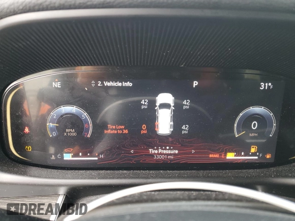 2022 Jeep Wagoneer Series II с VIN 1C4SJVBT9NS143115, выставлен на аукционе Copart как лот 44688515 с пробегом 33 001 миль миль и Списание • Salvage title. История ставок и продаж доступна на DreamBid. Изображение 9.