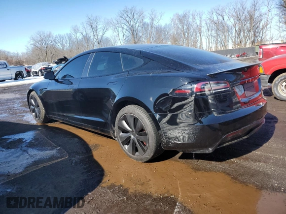 2023 Tesla Model S Plaid с VIN 5YJSA1E69PF515714, выставлен на аукционе Copart как лот 45212665 с пробегом Не указан миль и Списание • Salvage title. История ставок и продаж доступна на DreamBid. Изображение 2.
