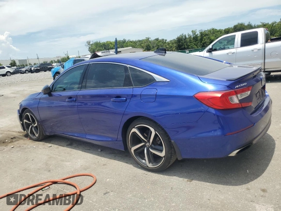 2021 Honda Accord Sport with VIN 1HGCV2F30MA023761, listed as a Copart auction lot 60331485 with 45,242 mi miles and Salvage title. Bid and sale history available at DreamBid. Image 2.