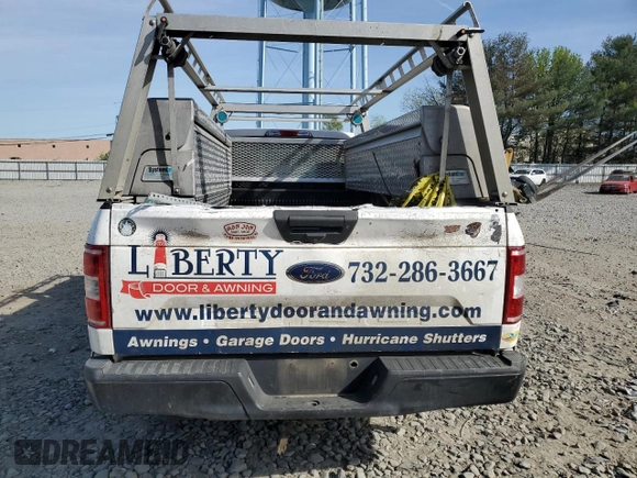 2018 Ford F-150 XL with VIN 1FTMF1CB6JKC18100, listed as a Copart auction lot 55237045 with 175,667 mi miles and Salvage title. Bid and sale history available at DreamBid. Image 6.