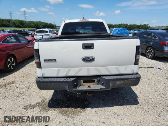 2008 Ford F-150 STX with VIN 1FTRX12W78FB36306, listed as a Copart auction lot 64578145 with 276,011 mi miles and Clean title. Bid and sale history available at DreamBid. Image 6.