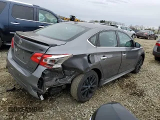 2018 Nissan Sentra S with VIN 3N1AB7AP4JY282981, listed as a Copart auction lot 52480955 with 57,217 mi miles and Salvage Title. Bid and sale history available at DreamBid. Image 3.