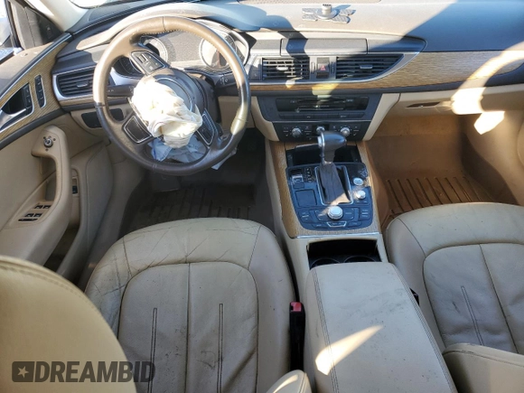 2012 Audi A6 Premium Plus with VIN WAUDFAFC6CN169418, listed as a Copart auction lot 84916094 with Not provided miles and Salvage title. Bid and sale history available at DreamBid. Image 8.