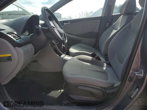 2017 Hyundai Accent Value Edition with VIN KMHCT4AE8HU315098, listed as a Copart auction lot 53959225 with 98,882 mi miles and Salvage Title. Bid and sale history available at DreamBid. Image 7.