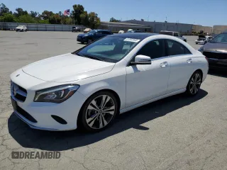 2019 Mercedes-Benz CLA 250 with VIN WDDSJ4EB8KN744108, listed as a Copart auction lot 61002865 with 87,522 mi miles and Salvage title. Bid and sale history available at DreamBid. Image 1.
