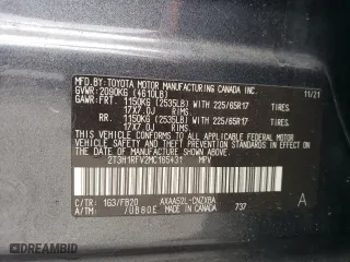 2021 Toyota RAV4 LE with VIN 2T3H1RFV2MC165431, listed as a Copart auction lot 50843815 with 101,979 mi miles and Salvage Title. Bid and sale history available at carsss.com. Image 15.