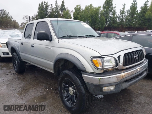 2001 Toyota Tacoma PreRunner with VIN 5TEGN92N01Z860253, listed as a IAAI auction lot 41556927 with 193,722 mi miles and . Bid and sale history available at DreamBid. Image 1.