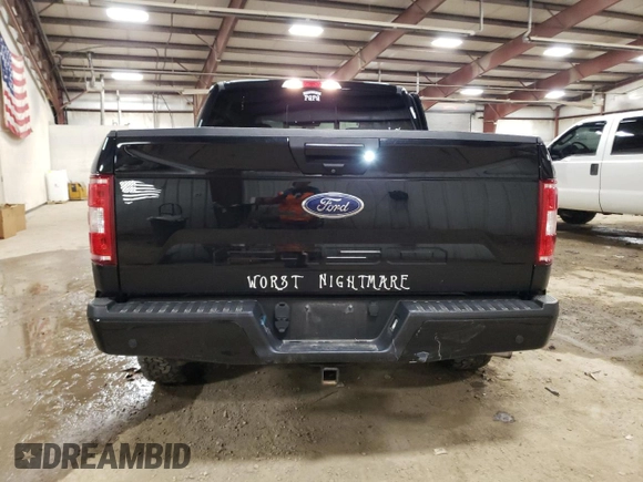 2018 Ford F-150 XL with VIN 1FTEW1E57JFB15742, listed as a Copart auction lot 52550645 with 74,743 mi miles and Clean Title. Bid and sale history available at carsss.com. Image 6.
