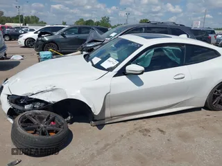 2022 BMW 4 Series 430i with VIN WBA53AP04NCJ83883, listed as a IAAI auction lot 40407741 with Not Provided miles and . Bid and sale history available at carsss.com. Image 14.
