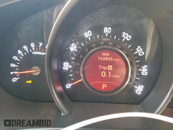 2013 Kia Sportage SX with VIN KNDPCCA67D7495160, listed as a Copart auction lot 78998724 with 142,863 mi miles and Salvage Title. Bid and sale history available at carsss.com. Image 9.