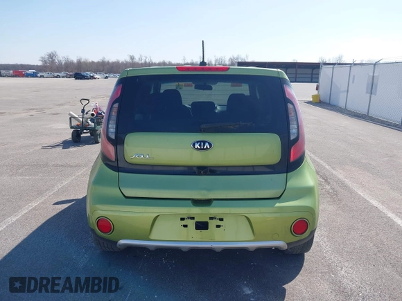 2017 Kia Soul + with VIN KNDJP3A58H7877849, listed as a IAAI auction lot 41932260 with 166,557 mi miles. Bid and sale history available at carsss.com. Image 16.