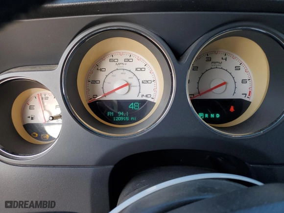 2012 Dodge Challenger SXT with VIN 2C3CDYAG7CH225015, listed as a Copart auction lot 51009695 with 120,915 mi miles and Salvage Title. Bid and sale history available at carsss.com. Image 9.