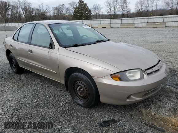 2004 Chevrolet Cavalier with VIN 1G1JC52F947150348, listed as a Copart auction lot 47095065 with 133,514 mi miles and Salvage title. Bid and sale history available at DreamBid. Image 4.