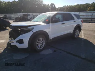 2020 Ford Explorer with VIN 1FMSK8BB0LGA45348, listed as a Copart auction lot 73347194 with 47,813 mi miles and Salvage Title. Bid and sale history available at carsss.com. Image 1.