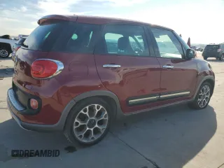 2017 FIAT 500L Trekking with VIN ZFBCFADHXHZ038654, listed as a Copart auction lot 89120575 with 119,614 mi miles and Clean Title. Bid and sale history available at DreamBid. Image 3.