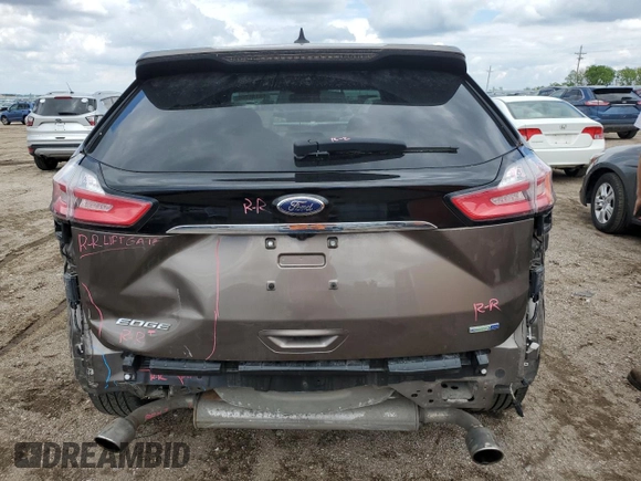2019 Ford Edge SE with VIN 2FMPK4G96KBC49260, listed as a Copart auction lot 58135705 with 94,250 mi miles and Salvage title. Bid and sale history available at DreamBid. Image 6.