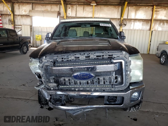 2016 Ford F-250 Lariat with VIN 1FT7W2BT7GEA40606, listed as a Copart auction lot 61953315 with 163,640 mi miles and Salvage title. Bid and sale history available at DreamBid. Image 5.