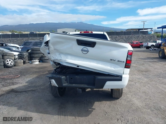 2024 Nissan Frontier S with VIN 1N6ED1CM1RN660317, listed as a IAAI auction lot 41086992 with 4,933 mi miles. Bid and sale history available at carsss.com. Image 17.