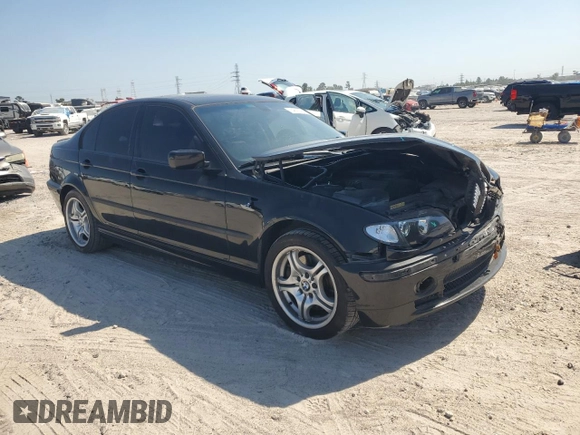 2005 BMW 3 Series 330i with VIN WBAEV53405KM43213, listed as a Copart auction lot 74597414 with 182,881 mi miles and Salvage Title. Bid and sale history available at carsss.com. Image 4.