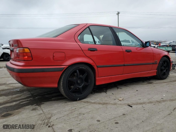 1996 BMW 3-Series 328I with VIN WBACD4320TAV42247, listed as a Copart auction lot 81515004 with 195,990 mi miles and Salvage Title. Bid and sale history available at carsss.com. Image 3.