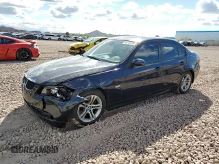 2008 BMW 3 Series 328i with VIN WBAVC53548FZ82073, listed as a Copart auction lot 46715705 with 92,516 mi miles and Salvage Title. Bid and sale history available at carsss.com. Image 1.
