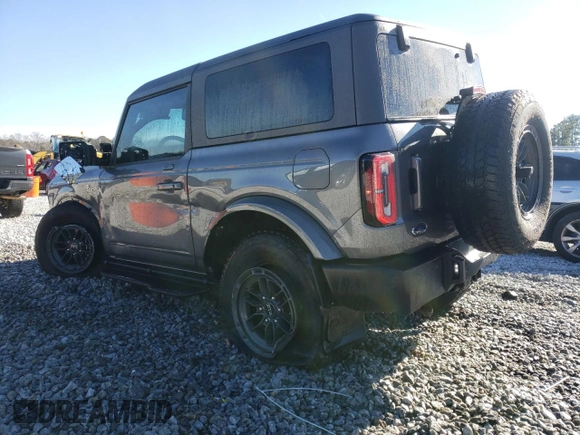 2023 Ford Bronco with VIN 1FMDE5AP3PLB69560, listed as a Copart auction lot 87942835 with 14,412 mi miles and Salvage Title. Bid and sale history available at carsss.com. Image 2.