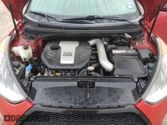 2014 Hyundai Veloster Turbo with VIN KMHTC6AE2EU212265, listed as a Copart auction lot 42782795 with 127,005 mi miles and Salvage Title. Bid and sale history available at carsss.com. Image 13.
