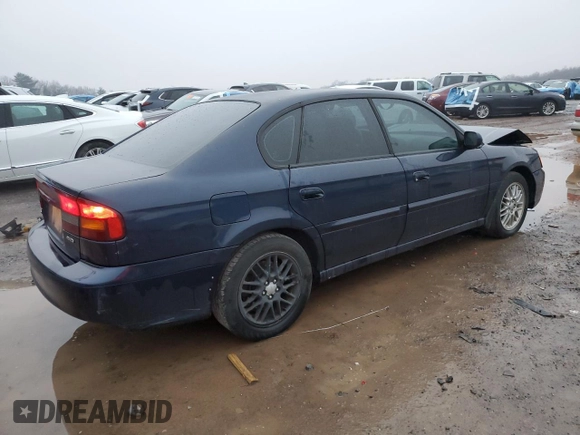 2004 Subaru Legacy Sedan (Natl) L with VIN 4S3BE625047203599, listed as a Copart auction lot 83462194 with 68,056 mi miles and Salvage Title. Bid and sale history available at carsss.com. Image 3.