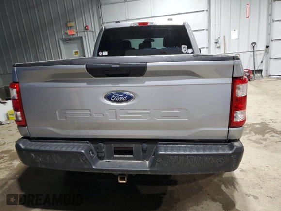 2022 Ford F-150 XL с VIN 1FTFX1E55NFB71587, выставлен на аукционе Copart как лот 84770224 с пробегом 43 261 миль миль и Списание • Salvage title. История ставок и продаж доступна на DreamBid. Изображение 6.