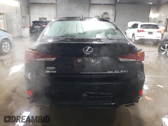 2020 Lexus IS 300 F Sport with VIN JTHG81F25L5043275, listed as a Copart auction lot 84169304 with 75,642 mi miles and Salvage title. Bid and sale history available at DreamBid. Image 6.