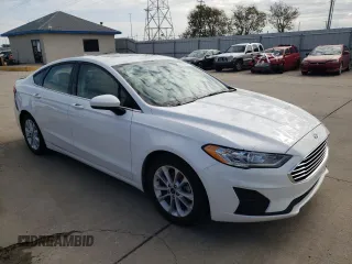 2020 Ford Fusion SE with VIN 3FA6P0HD3LR191209, listed as a Copart auction lot 79356784 with 68,364 mi miles and Salvage Title. Bid and sale history available at carsss.com. Image 4.