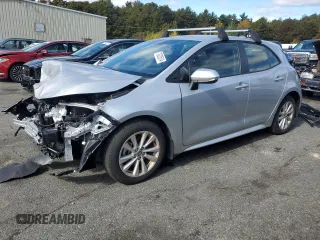 2023 Toyota Corolla Hatchback SE with VIN JTND4MBE6P3194334, listed as a Copart auction lot 76020514 with 3,036 mi miles and Salvage Title. Bid and sale history available at carsss.com. Image 1.