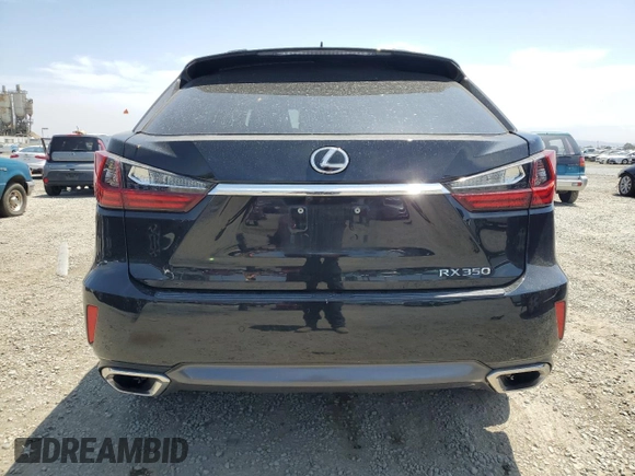 2018 Lexus RX 350 z VIN 2T2ZZMCA7JC103475, wystawiony jako Copart lot #59048875 z przebiegiem 78 066 mil mil oraz Szkoda całkowita • Salvage title. Historia ofert i sprzedaży dostępna na DreamBid. Obrazek 6.