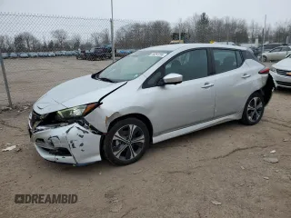 2020 Nissan LEAF SV Plus with VIN 1N4BZ1CP6LC301328, listed as a Copart auction lot 46263255 with 23,034 mi miles and Salvage Title. Bid and sale history available at DreamBid. Image 1.