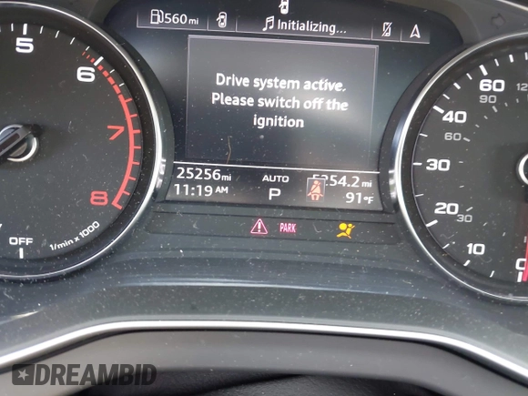 2023 Audi Q5 Premium with VIN WA1ABAFY2P2001869, listed as a IAAI auction lot 42401337 with 25,256 mi miles and . Bid and sale history available at DreamBid. Image 15.