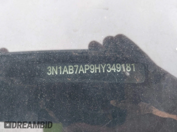 2017 Nissan Sentra SV with VIN 3N1AB7AP9HY349181, listed as a IAAI auction lot 41080220 with Not Provided miles and . Bid and sale history available at DreamBid. Image 17.