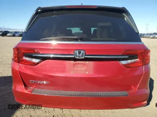 2022 Honda Odyssey EX-L with VIN 5FNRL6H70NB062087, listed as a Copart auction lot 46378875 with 69,965 mi miles and Salvage Title. Bid and sale history available at DreamBid. Image 6.