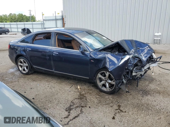 2011 Audi A6 with VIN WAUAKAFBXBN062831, listed as a Copart auction lot 65908643 with Not provided miles and Salvage title. Bid and sale history available at DreamBid. Image 4.